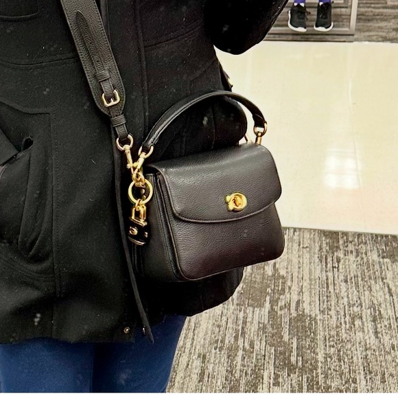 Coach Black Leather Guitar Strap - Picture 7 of 7